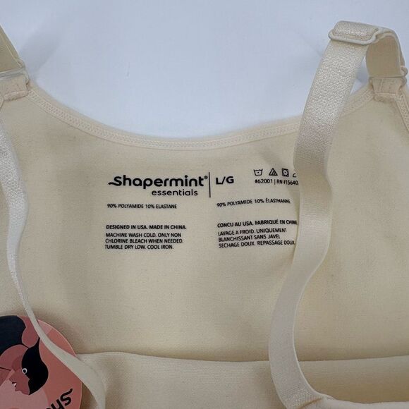 Shapermint Women's All Day Every Day Scoop Neck Cami Beige Size large | NWT - Picture 4 of 5